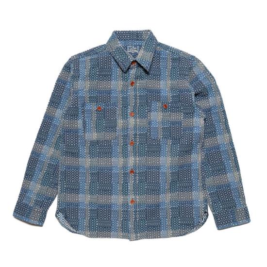  Studio D'Artisan 데님 셔츠 스튜디오 다르티잔 5651 사시코 보로 노라기 워크