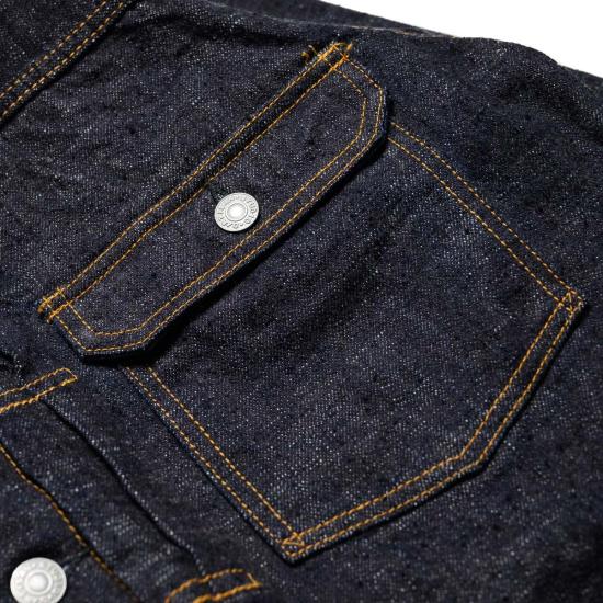  스튜디오 다치산 데님 자켓 스튜디오 다르티산 Sd 4102 Gl3 타입 II 셀비지 재킷 - STUDIO D'ARTISAN