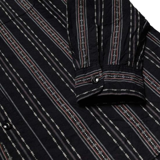  슈가케인 긴팔 셔츠 사탕수수 Sc29462 사우스웨스턴 도비 스트라이프 Ls 작업 - SUGAR CANE