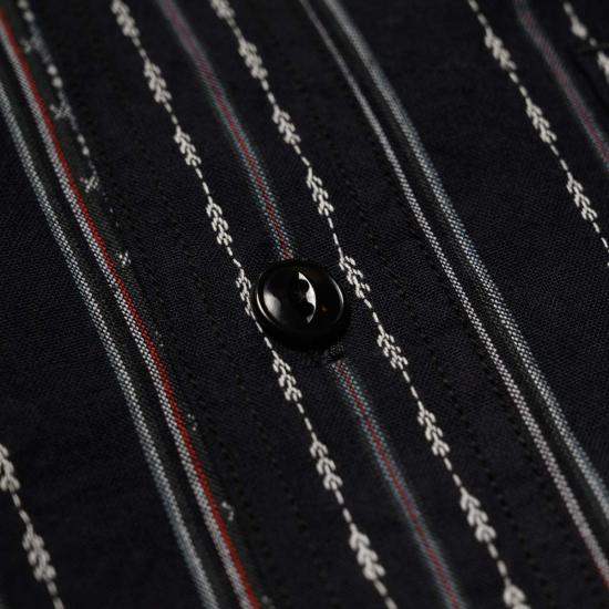  슈가케인 긴팔 셔츠 사탕수수 Sc29462 사우스웨스턴 도비 스트라이프 Ls 작업 - SUGAR CANE