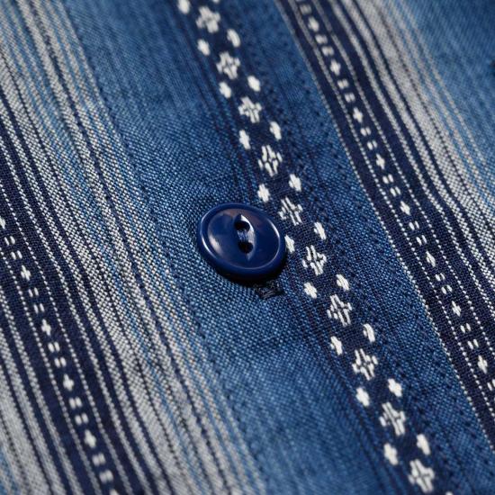  슈가케인 후드 티셔츠 사탕수수 Sc29462 사우스웨스턴 도비 스트라이프 Ls 작업 셔츠 - SUGAR CANE