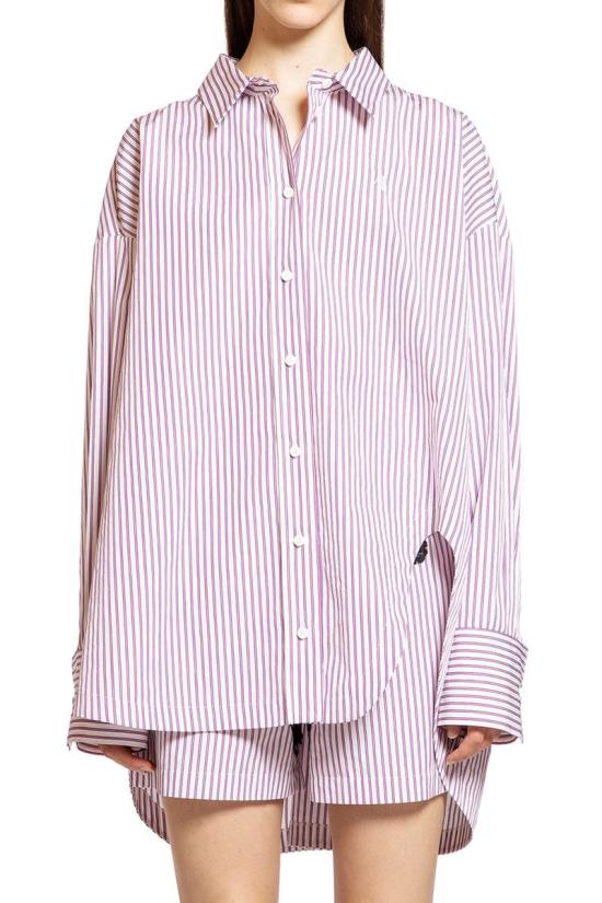 25SS 디 아티코 DIANA 다이아나 스트라이프 셔츠 250WCH00004CCC054AA 871 PURPLE