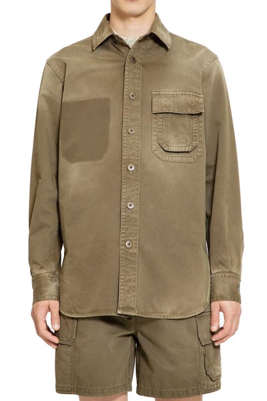 25SS 로에베 긴팔 셔츠 H526Y02WA3 4160 BROWN