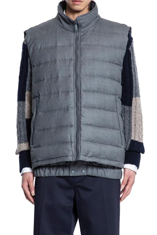 26SS 톰브라운 패딩 조끼 MVD021X00626 035 GREY