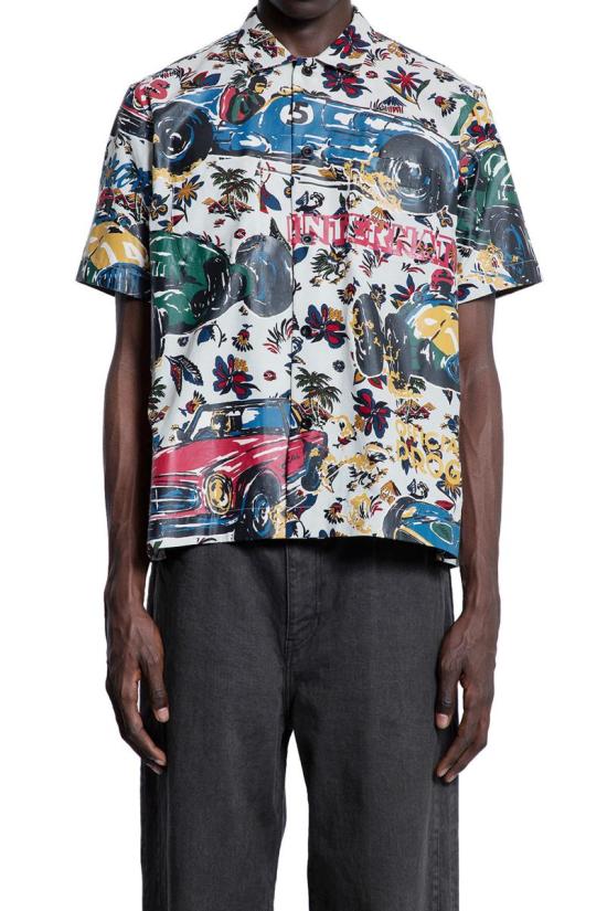 25SS 사카이 반팔 셔츠 2503651M 199 MULTICOLOR