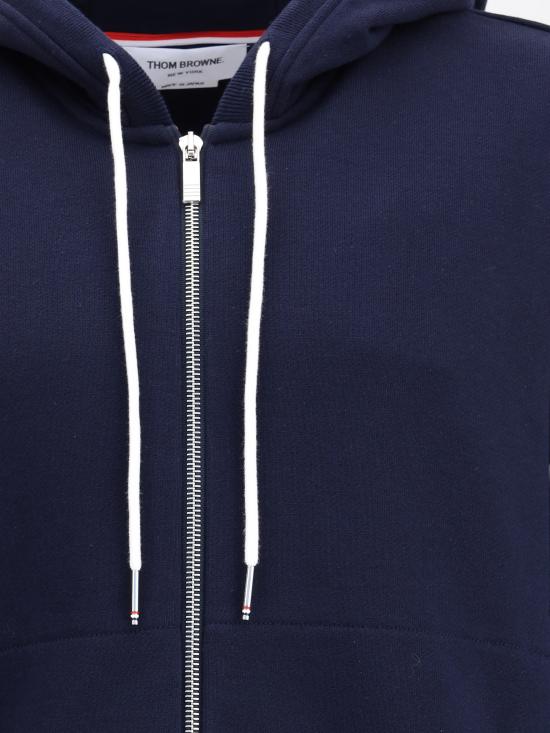 26SS 톰브라운 후드 티셔츠 MJT517A03037 415 BLUE - THOM BROWNE