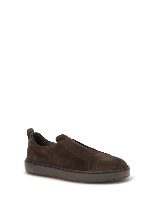 25FW 산토니 스니커즈 MBCD21995SMOTSEY T50 BROWN - SANTONI