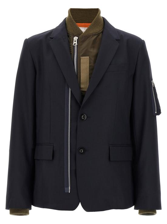 25FW 사카이 자켓 2503743M233 Blue - SACAI