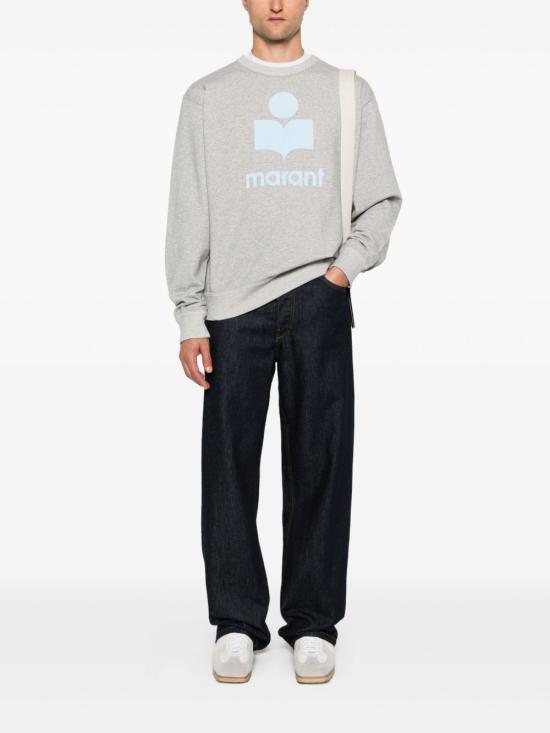 25FW 이자벨마랑 긴팔 티셔츠 SW0029HAB1M18H GYIB Grey ice blue - ISABEL MARANT