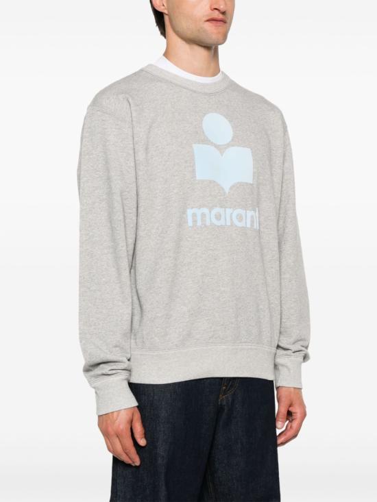 25FW 이자벨마랑 긴팔 티셔츠 SW0029HAB1M18H GYIB Grey ice blue - ISABEL MARANT