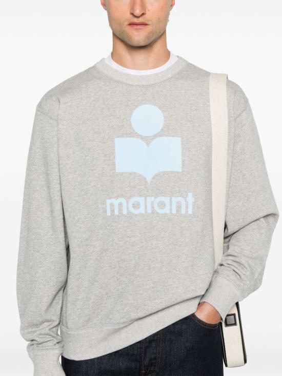 25FW 이자벨마랑 긴팔 티셔츠 SW0029HAB1M18H GYIB Grey ice blue - ISABEL MARANT