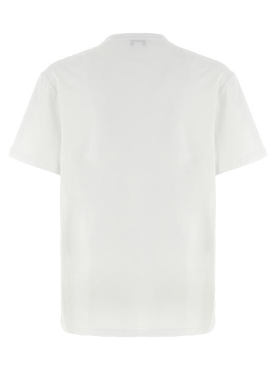 25FW 알렉산더 맥퀸 반팔 티셔츠 828420QTADD0909 White Black - ALEXANDER MCQUEEN