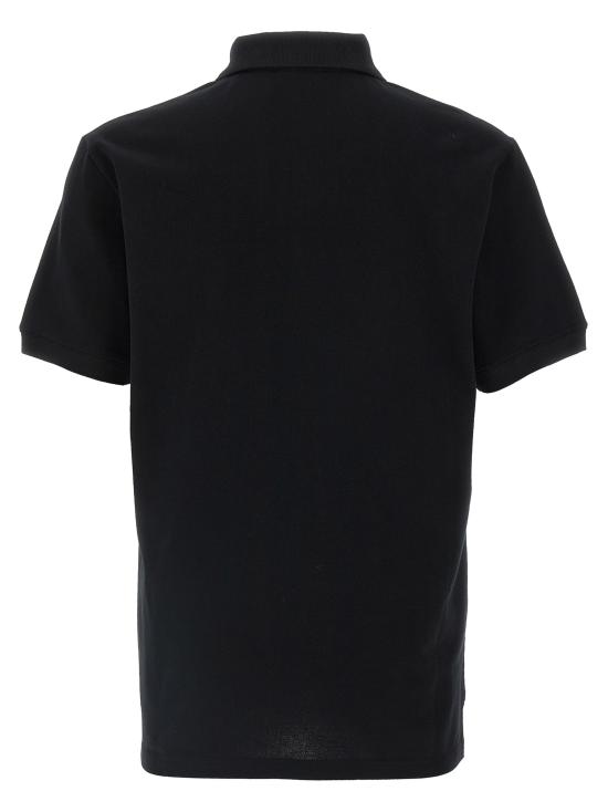 25FW 알렉산더 맥퀸 폴로 티셔츠 839229QXAAK1000 White Black - ALEXANDER MCQUEEN
