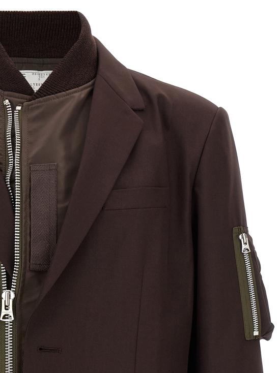 25FW 사카이 자켓 2503743M601 Brown - SACAI