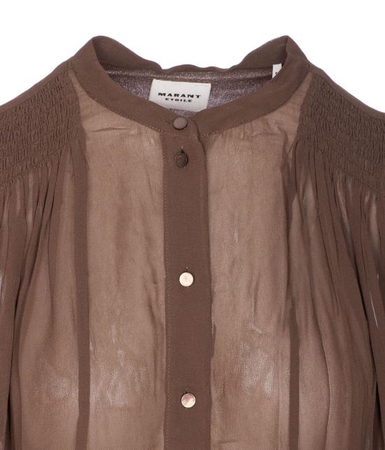 25FW 이자벨마랑에뚜왈 셔츠 HT0189FA C3J01E67KI Brown - ISABEL MARANT ETOILE