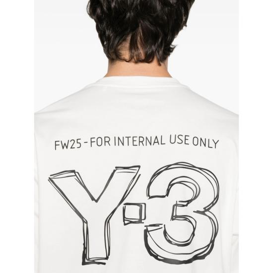25FW 와이쓰리 탑 KB2607 WHITE - Y-3