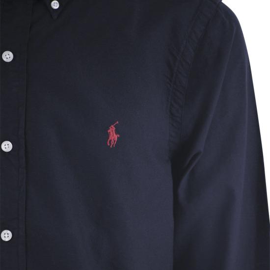 26SS 폴로 랄프로렌 커스텀 핏 버튼 다운 셔츠 710772290 NAVY - POLO RALPH LAUREN