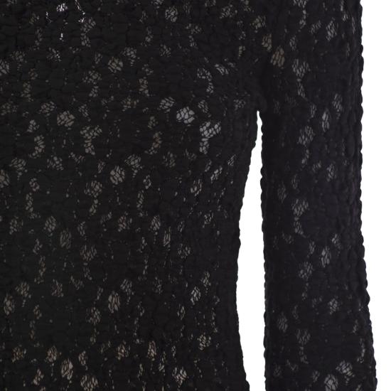 25FW 막스마라 스튜디오 긴팔 티셔츠 2526946041600 BLACK - MAX MARA STUDIO