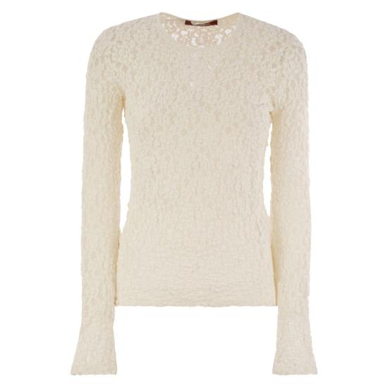 25FW 막스마라 스튜디오 긴팔 티셔츠 2526946041600 IVORY