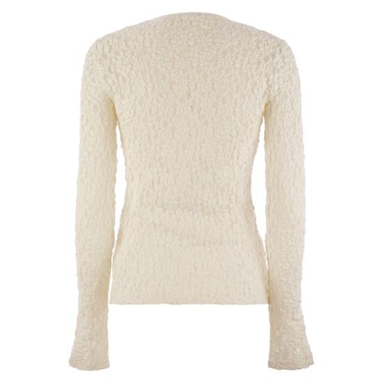 25FW 막스마라 스튜디오 긴팔 티셔츠 2526946041600 IVORY - MAX MARA STUDIO