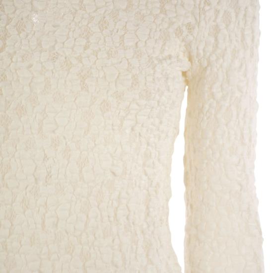 25FW 막스마라 스튜디오 긴팔 티셔츠 2526946041600 IVORY - MAX MARA STUDIO