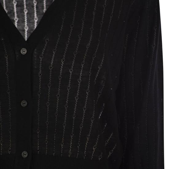 25FW 막스마라 스튜디오 NOGARA 노가라 시퀸 가디건  2526346021600 BLACK - MAX MARA STUDIO