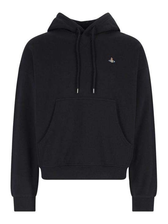  비비안웨스트우드 후드 티셔츠 2I01000MJ006ON401 Black