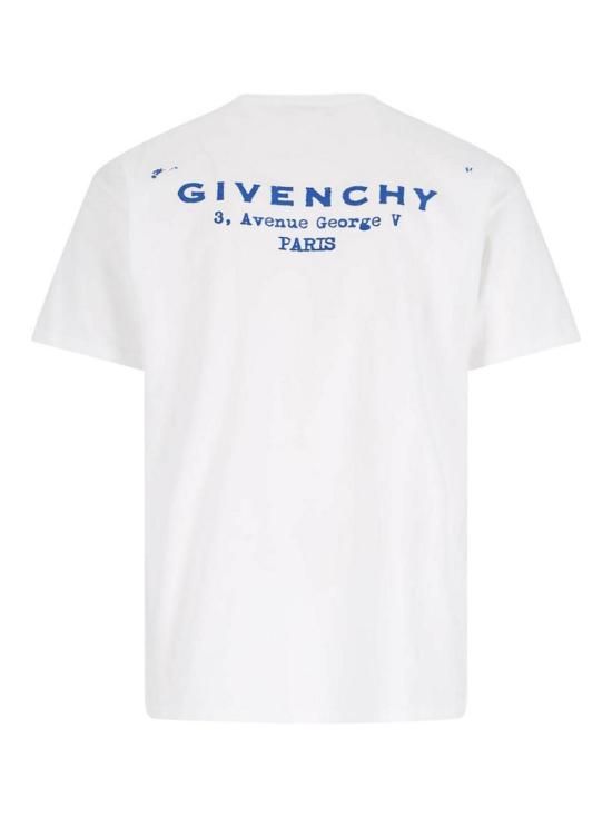 25FW 지방시 반팔 티셔츠 BM71NK3YRJ100 White - GIVENCHY
