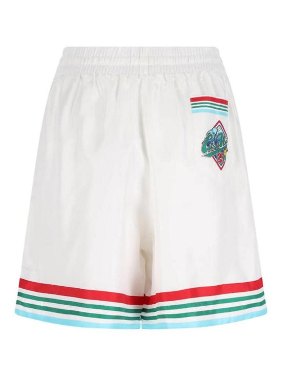  카사블랑카 숏팬츠 MS25TR01204CASAWAYWORLDSERIES White - CASABLANCA