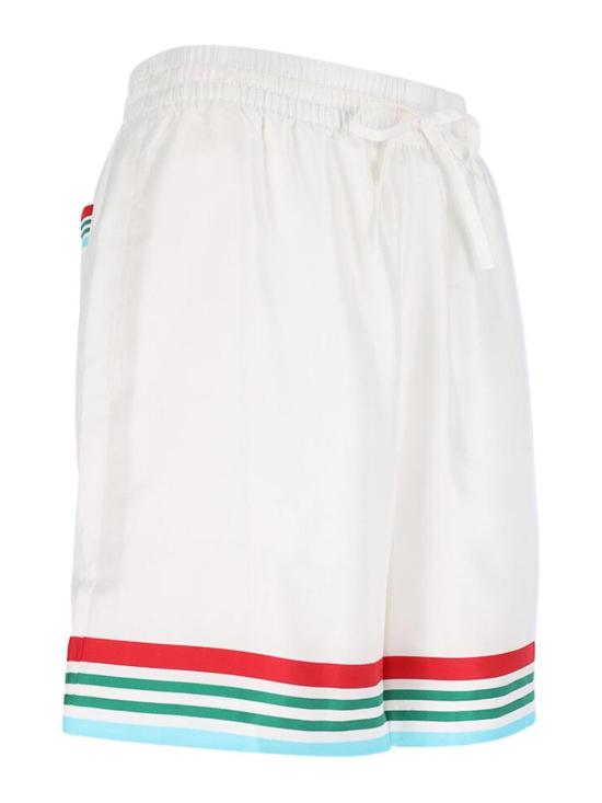 카사블랑카 숏팬츠 MS25TR01204CASAWAYWORLDSERIES White - CASABLANCA