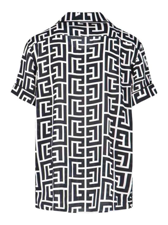 26SS 발망 반팔 셔츠 FH1HN011VD01GFE Black - BALMAIN