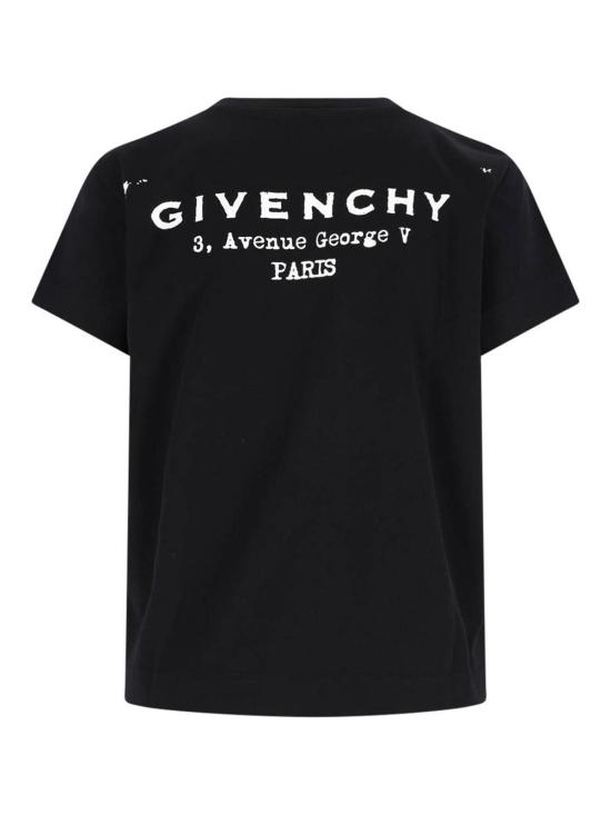 25FW 지방시 반팔 티셔츠 BW70FJP75N001 Black - GIVENCHY