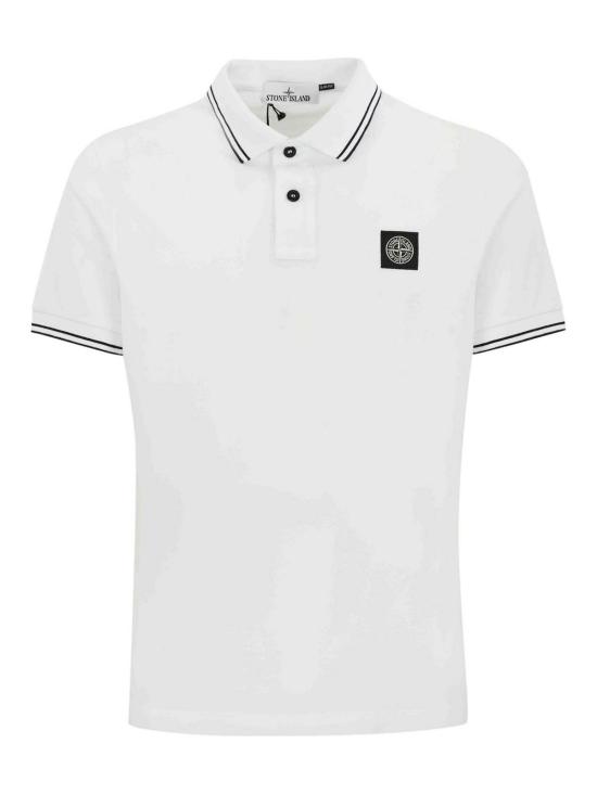 25SS 스톤 아일랜드 폴로 티셔츠 22002SCS0018V1001 White