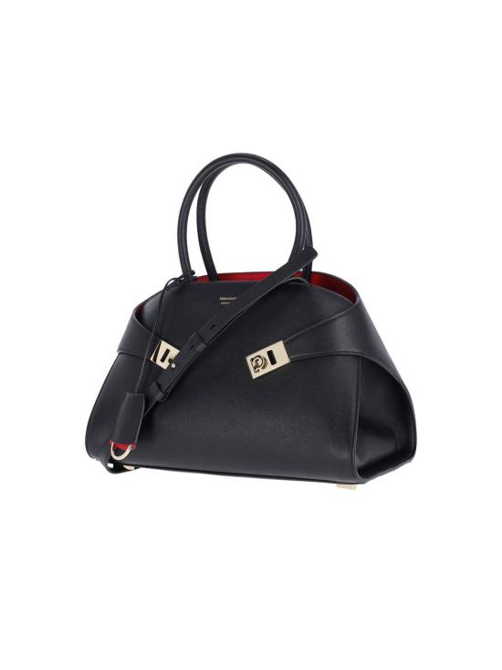 25FW 살바토레 페라가모 크로스백 767814008 Black - SALVATORE FERRAGAMO