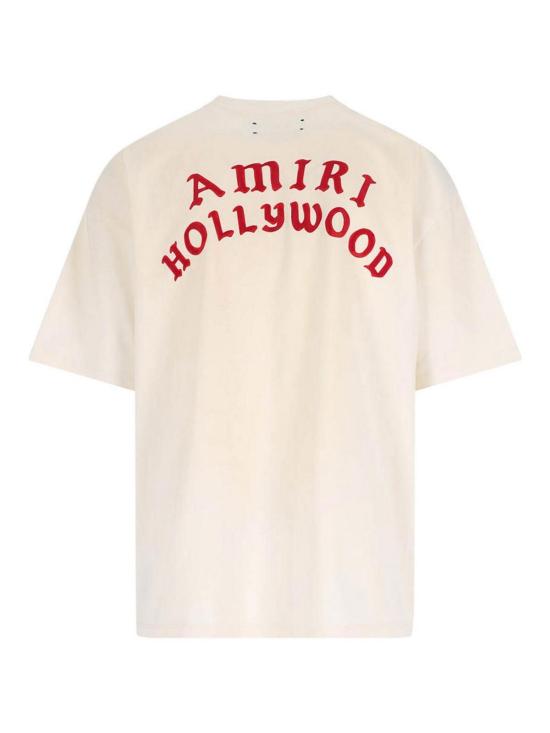  아미리 반팔 티셔츠 AMJYTE1204IVORYRED White - AMIRI