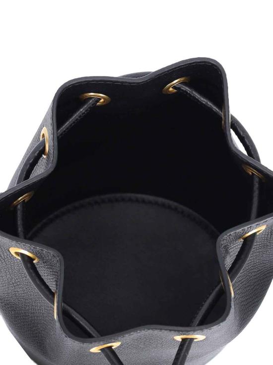 25FW 발렌티노 가라바니 드로스트링 미니 버켓백 7W2P0AJ2SNP0NO Black - VALENTINO GARAVANI