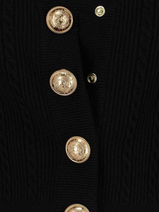 25FW 발망 가디건 FF1KL245KI500PA Black - BALMAIN