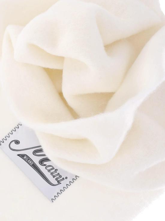 25FW 마르니 터콰이즈 알파카 스카프 SCMC0059Y0UTW91800W03 White - MARNI