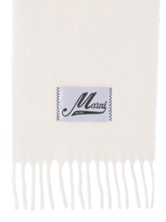 25FW 마르니 터콰이즈 알파카 스카프 SCMC0059Y0UTW91800W03 WHITE - MARNI