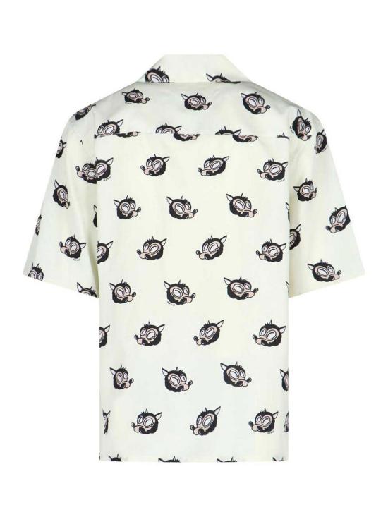 25FW 마르니 반팔 셔츠 CUMU0213A5UTVA51WOW09 White - MARNI