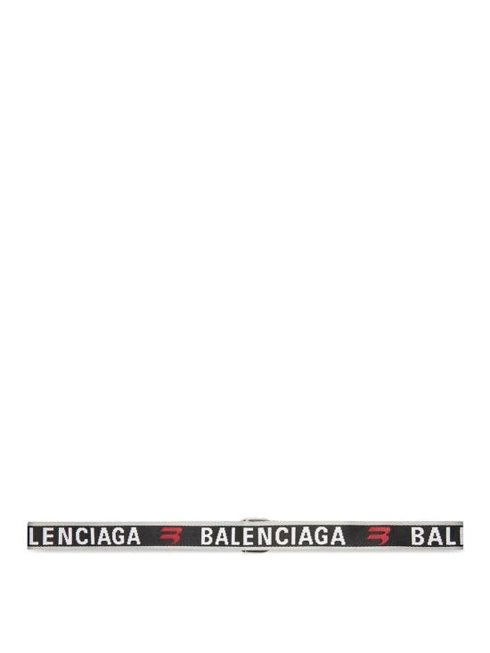 25FW 발렌시아가 가죽 벨트 703137210AA1063 Black