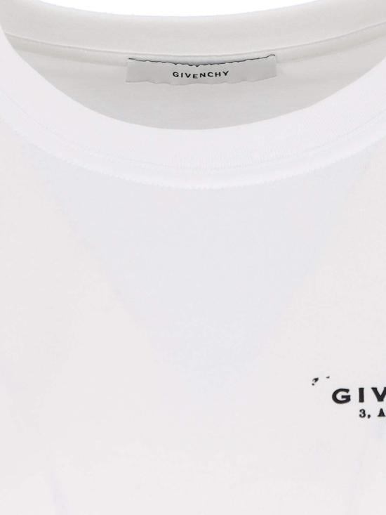 25FW 지방시 반팔 티셔츠 BW70FJP75N100 White - GIVENCHY