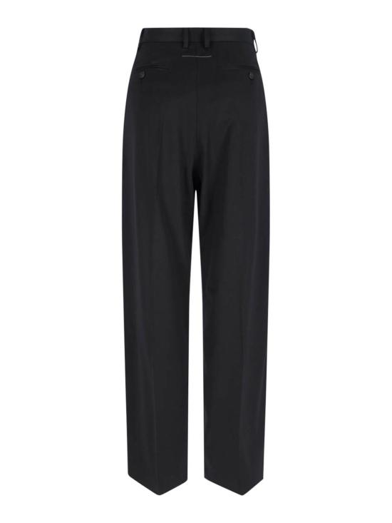 25FW MM6 메종마르지엘라 스트레이트 팬츠 S52KA0538S47848900 Black - MM6 MAISON MARGIELA
