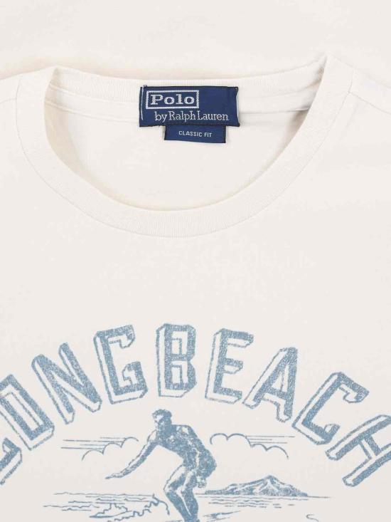  폴로 랄프로렌 반팔 티셔츠 710966444001 White - POLO RALPH LAUREN