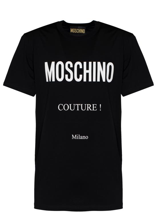 26SS 모스키노 반팔 티셔츠 0707 0241 1555 NERO