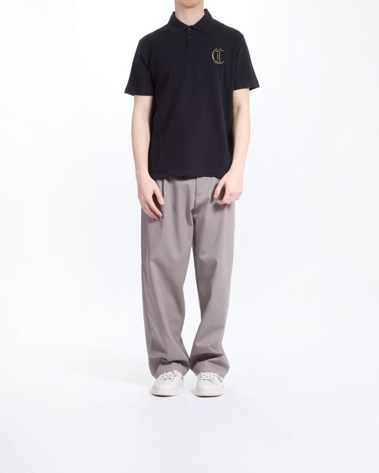 25FW 저스트까발리 폴로 티셔츠 78OAGT13 CJ506 899 black NERO - JUST CAVALLI
