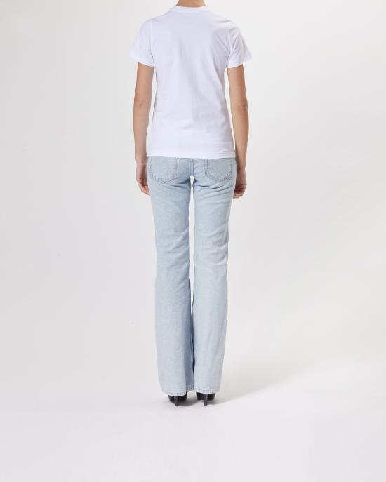 25FW 모스키노 반팔 티셔츠 0713 0541 1001 BIANCO - MOSCHINO