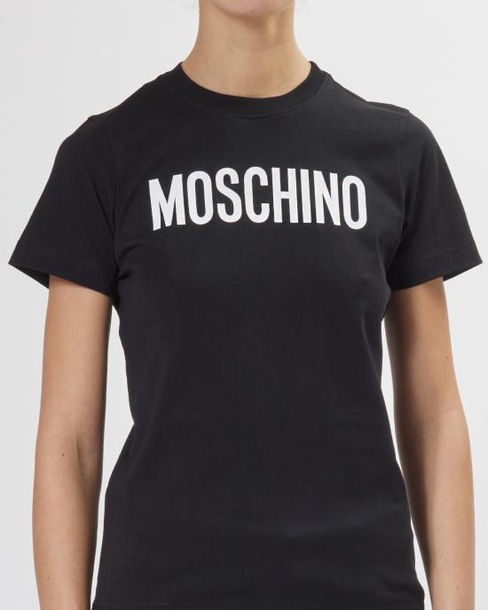25FW 모스키노 반팔 티셔츠 0713 0541 1555 NERO - MOSCHINO