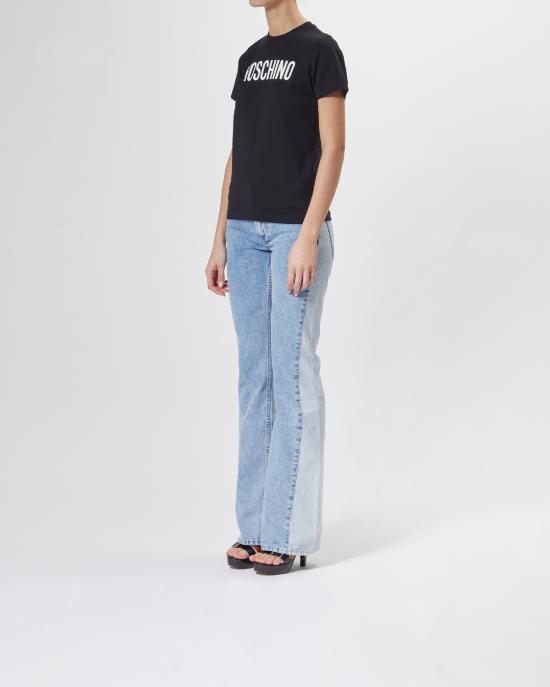 25FW 모스키노 반팔 티셔츠 0713 0541 1555 NERO - MOSCHINO