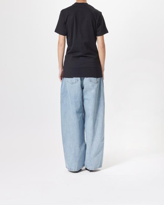 25SS 모스키노 반팔 티셔츠 0709 0541 1555 NERO - MOSCHINO